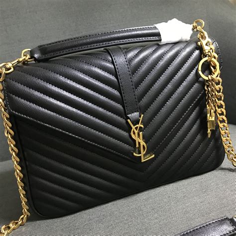 gold ysl bags|yves saint laurent bags prices.